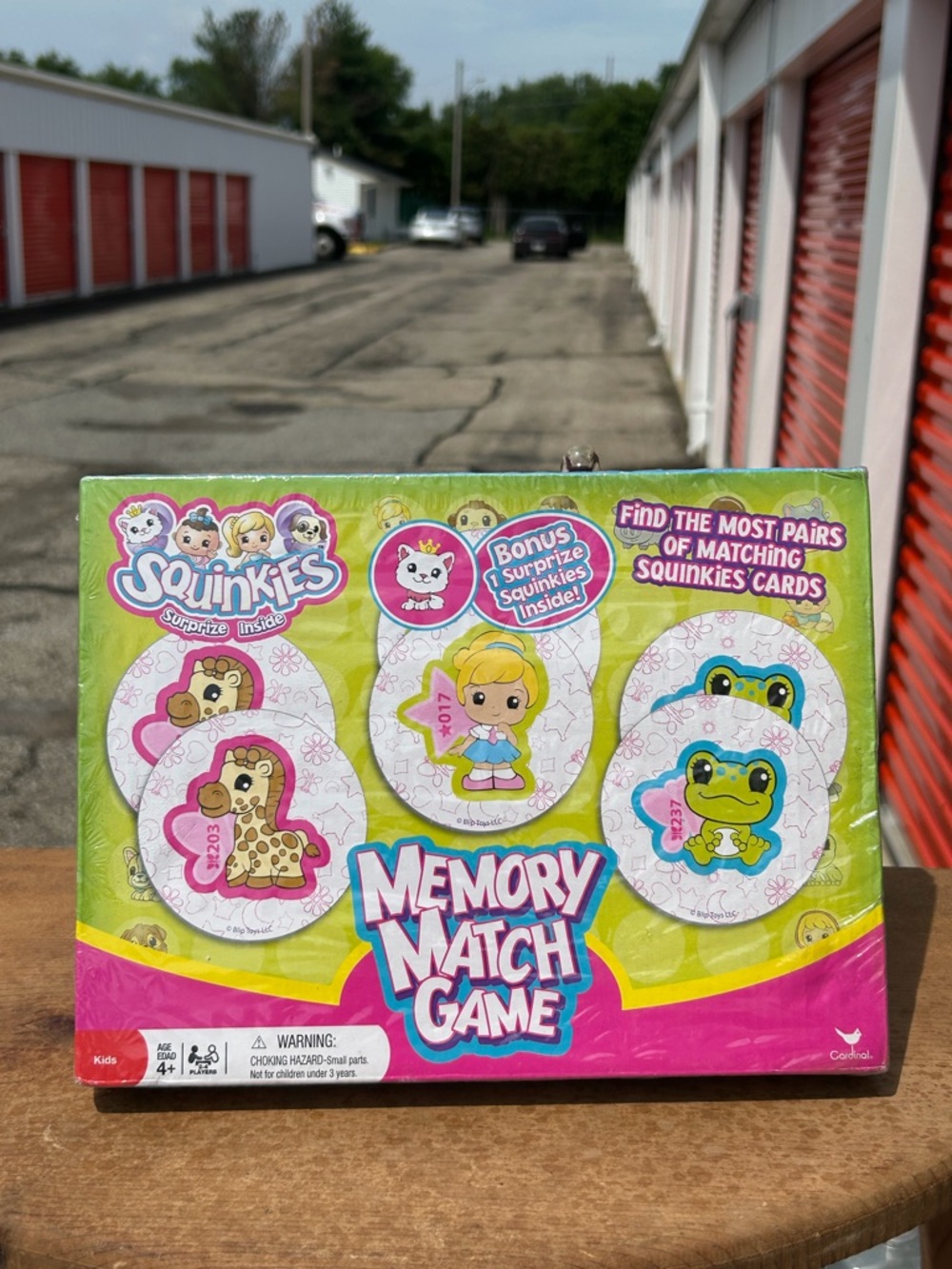 Squinkies Surprise Inside Memory Match Game Age 4+ 2010 Blip Toys Sealed
